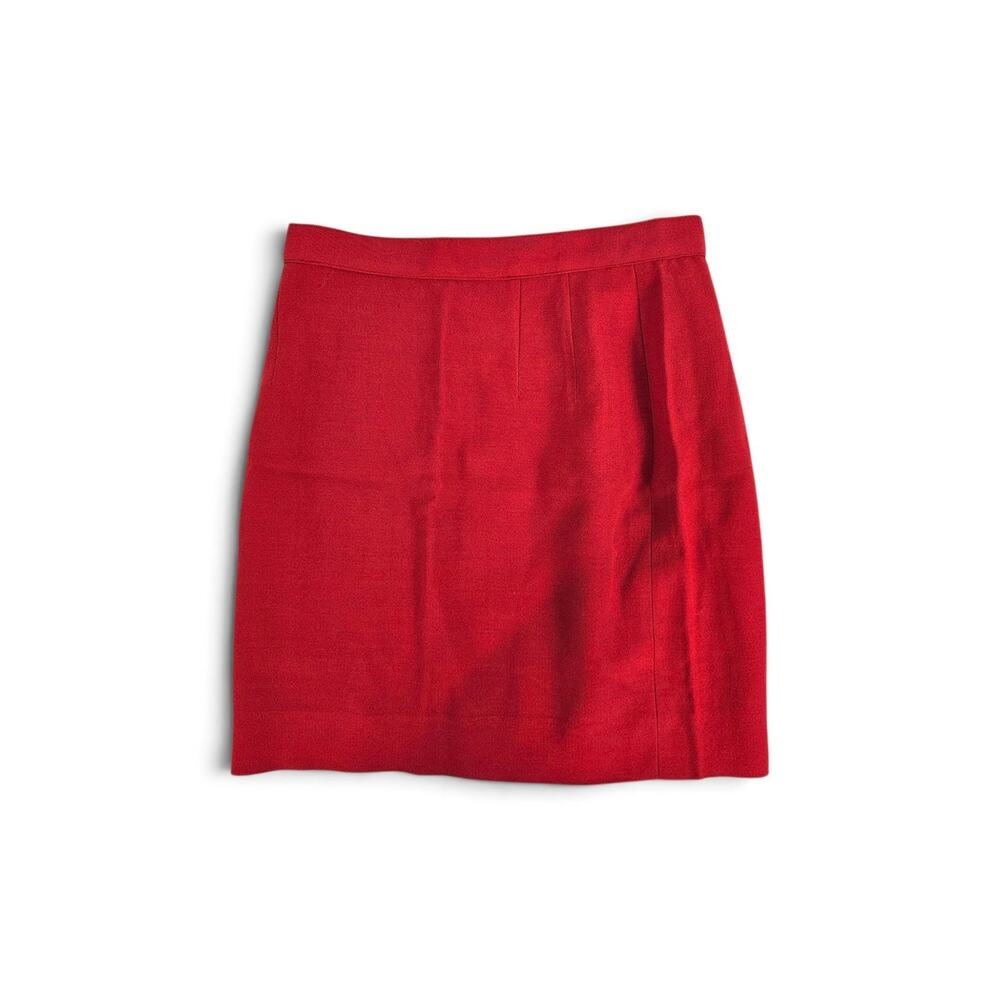 Vintage Blumarine Skirt Red Minimalist Mini - Size XS